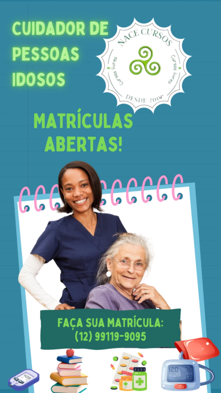Foto 8:  — NACE - Curso para Cuidadores de Idosos e Oficina da Memória 50+